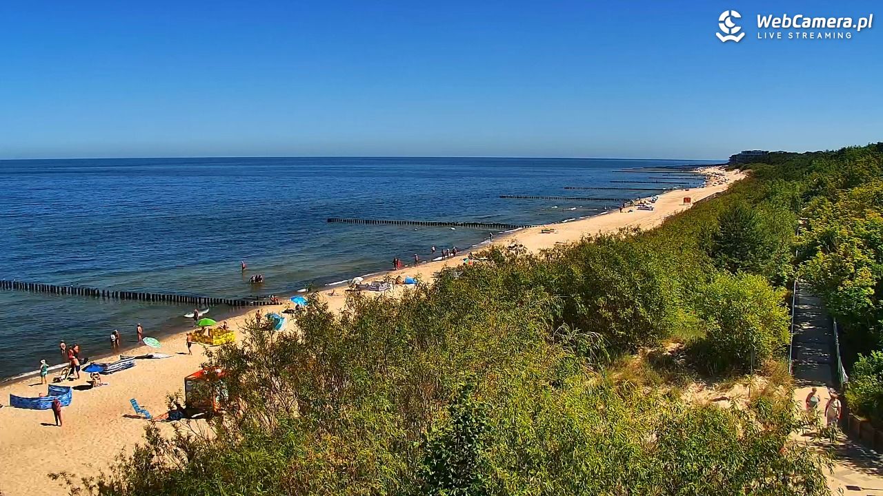 DZIWNÓW  - widok na plażę - 26 czerwiec 2026, 11:55