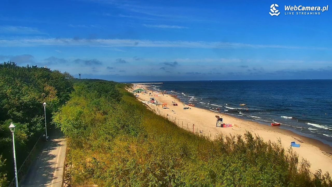 DZIWNÓW  - widok na plażę - 10 lipiec 2026, 10:03