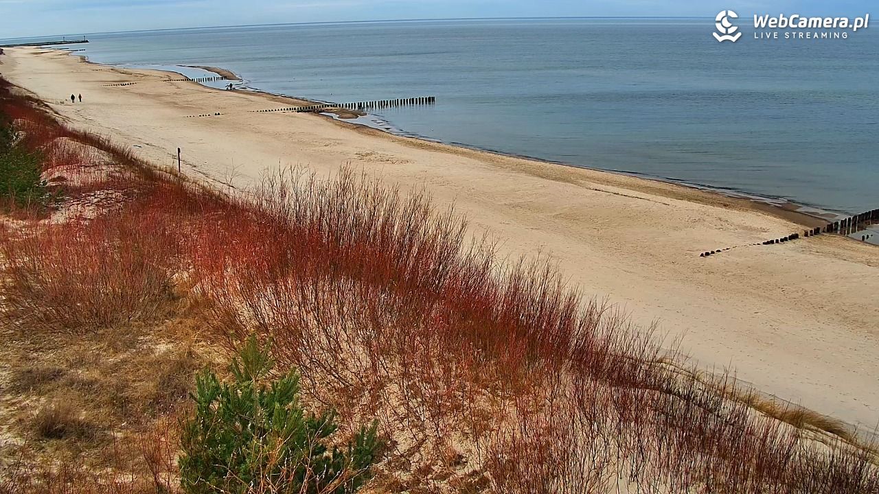 DZIWNÓW  - widok na plażę - 02 marzec 2026, 11:46