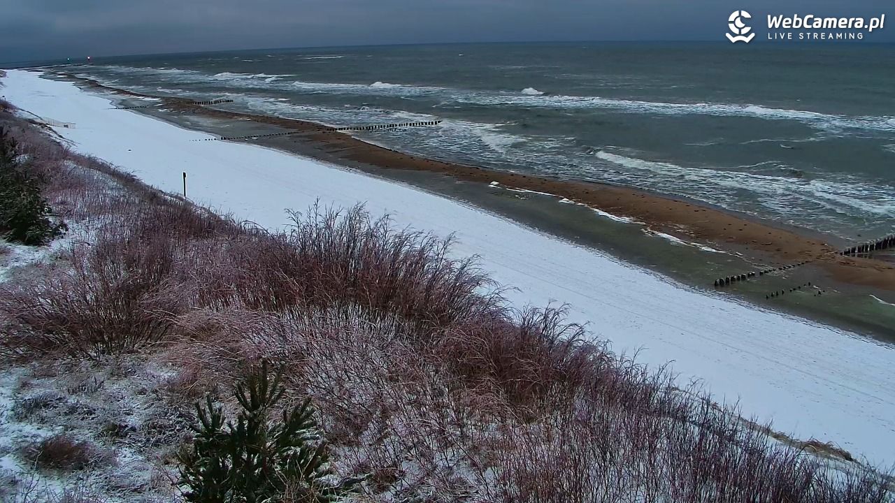 DZIWNÓW  - widok na plażę - 29 styczeń 2026, 07:42