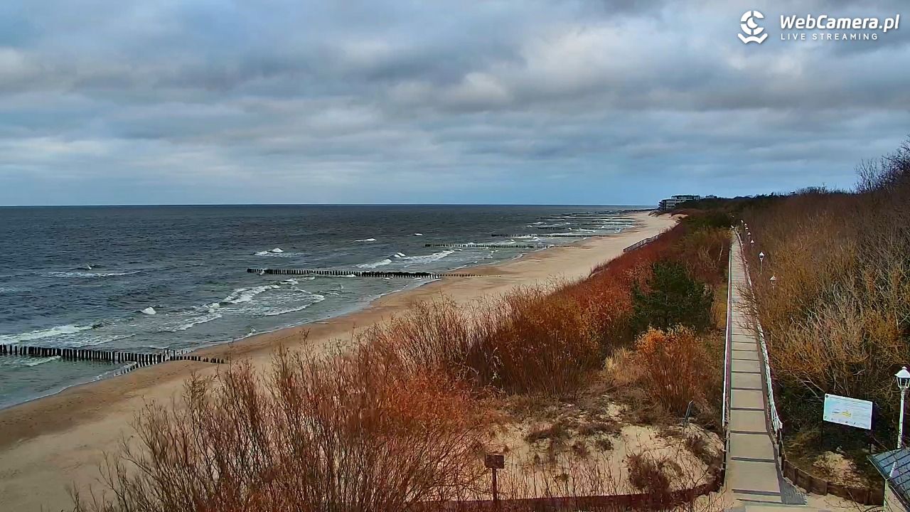DZIWNÓW  - widok na plażę - 26 marzec 2026, 06:31