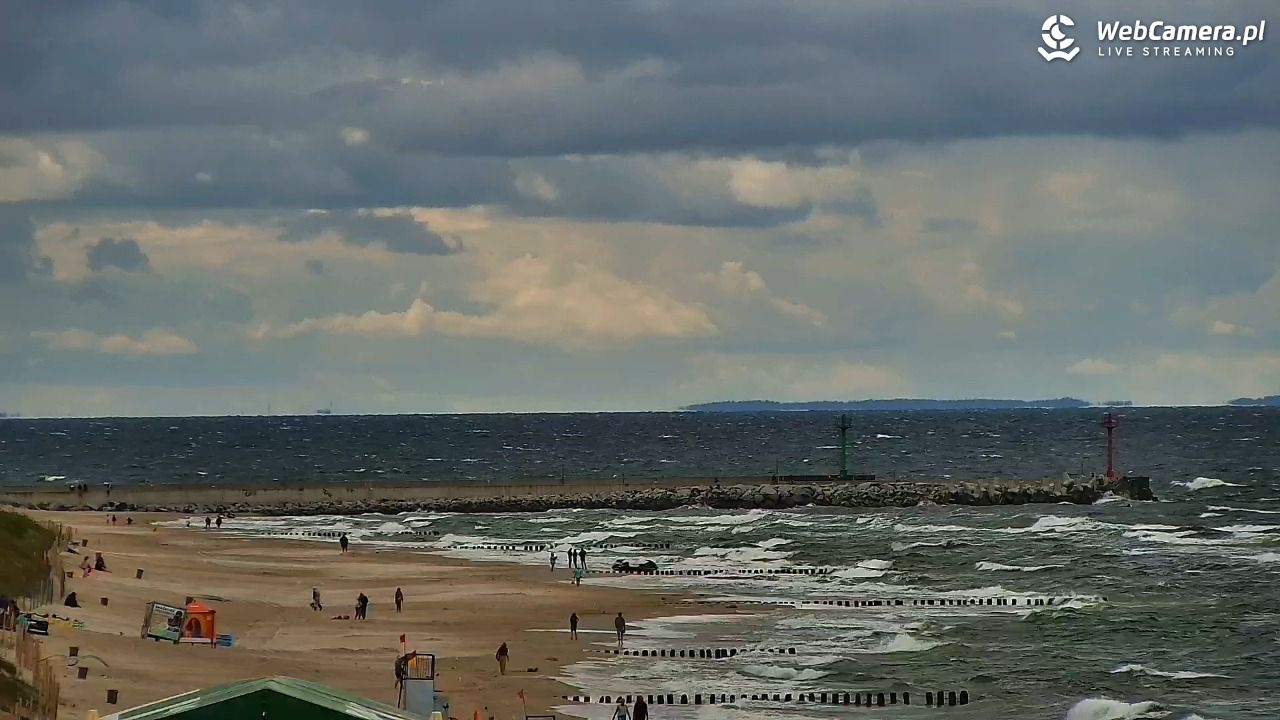 DZIWNÓW  - widok na plażę - 22 sierpień 2026, 14:22