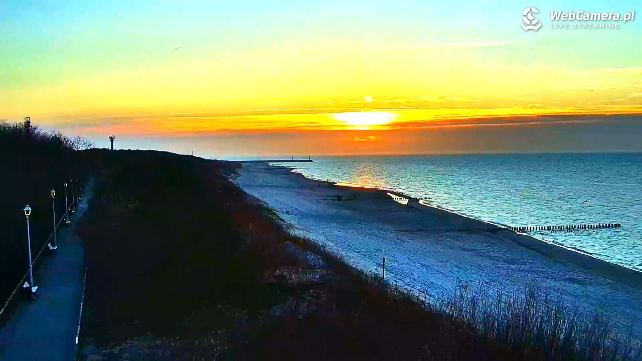 DZIWNÓW  - widok na plażę - 17 marzec 2026, 17:56