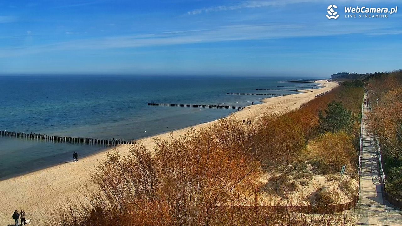 DZIWNÓW  - widok na plażę - 18 kwiecień 2026, 11:40