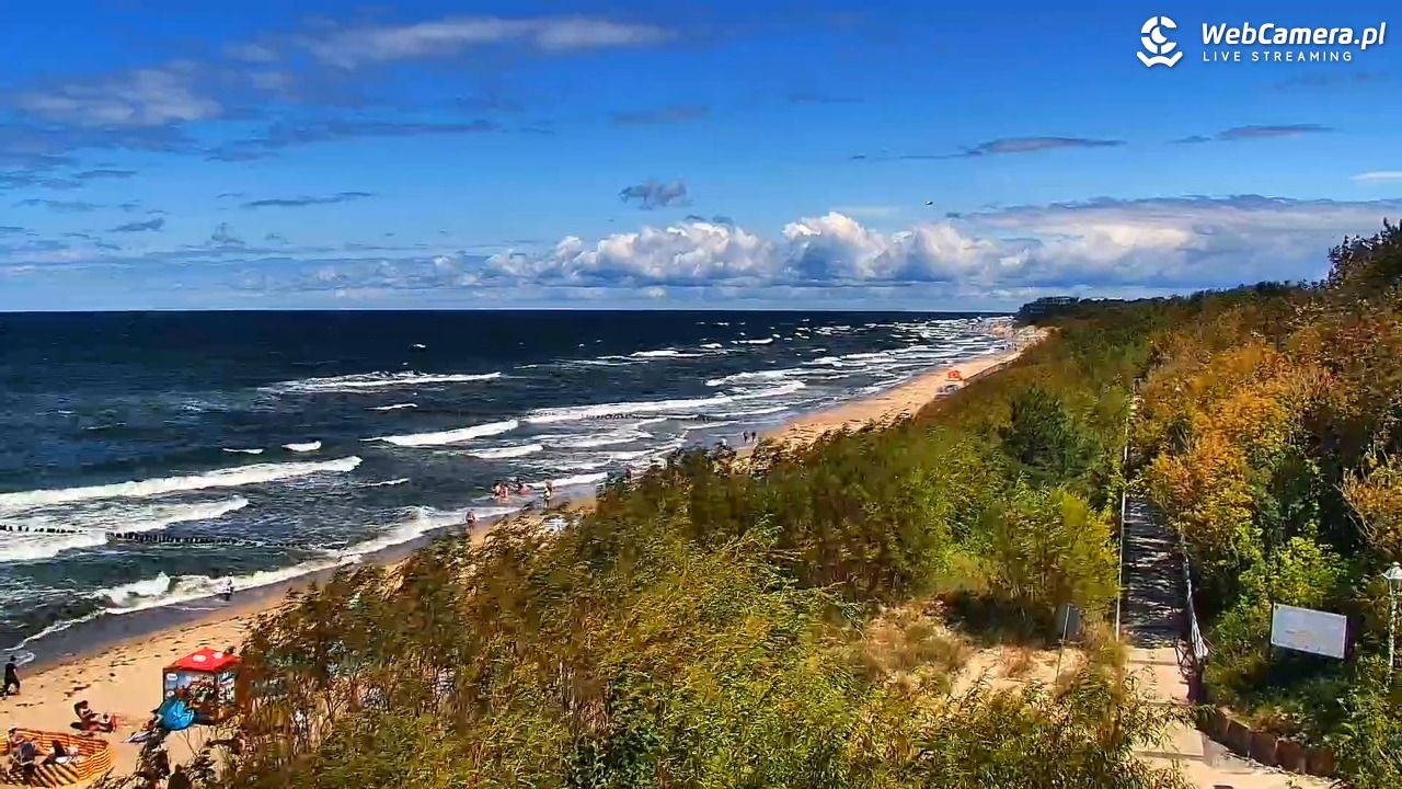 DZIWNÓW  - widok na plażę - 23 lipiec 2026, 13:31