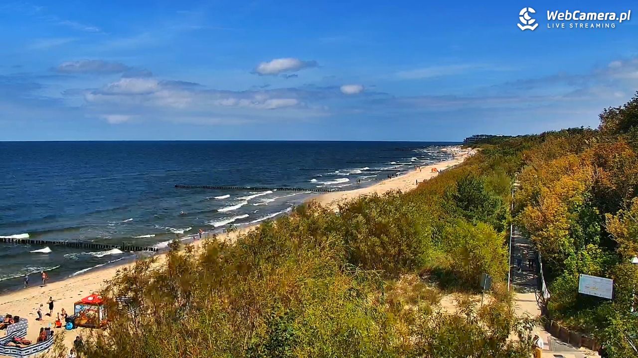 DZIWNÓW  - widok na plażę - 24 lipiec 2026, 13:42