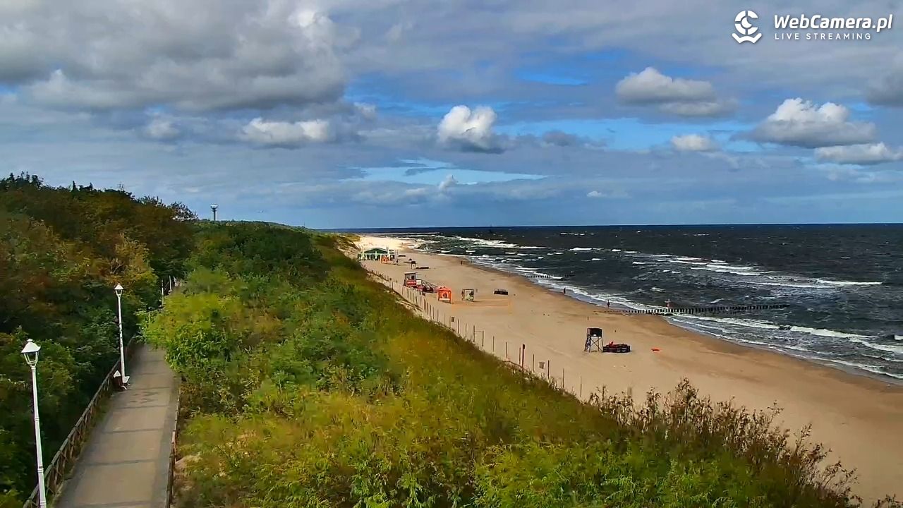 DZIWNÓW  - widok na plażę - 07 sierpień 2026, 10:19