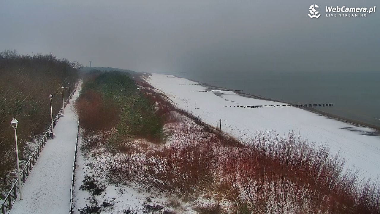 DZIWNÓW  - widok na plażę - 13 styczeń 2026, 12:09