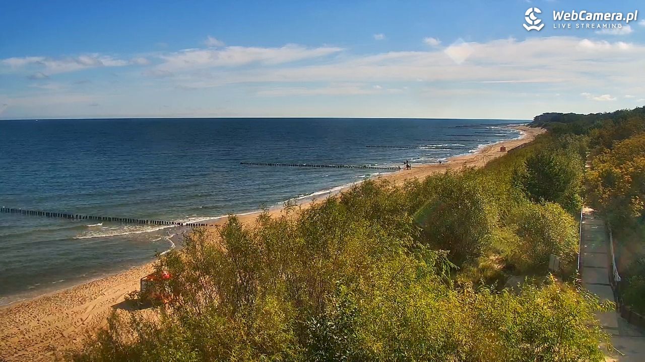 DZIWNÓW  - widok na plażę - 11 lipiec 2026, 08:59