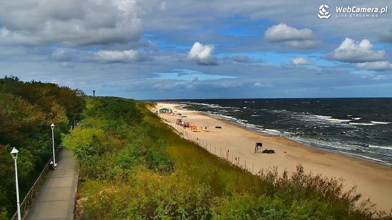 DZIWNÓW  - widok na plażę - 07 sierpień 2026, 10:20