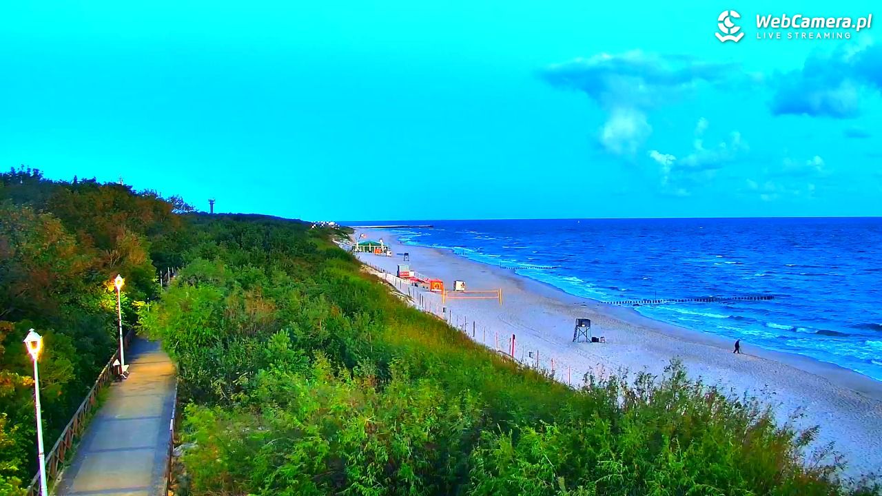 DZIWNÓW  - widok na plażę - 08 sierpień 2026, 05:06