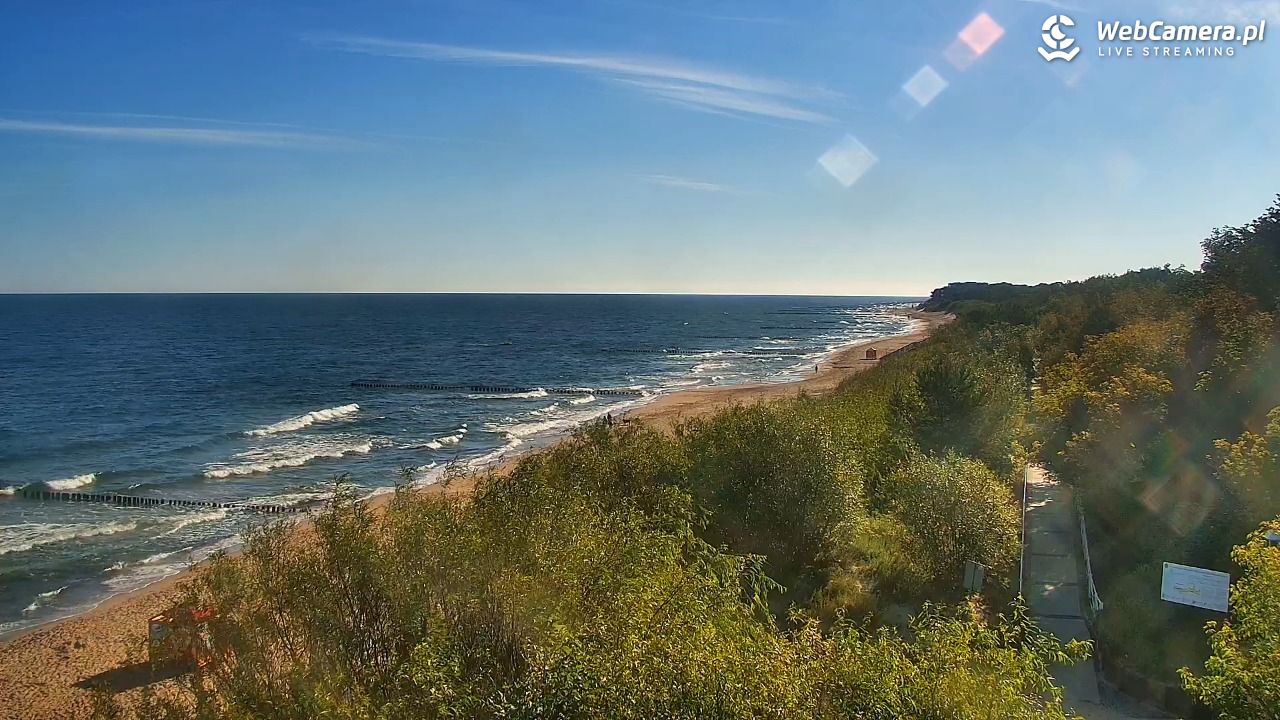 DZIWNÓW  - widok na plażę - 10 lipiec 2026, 08:10