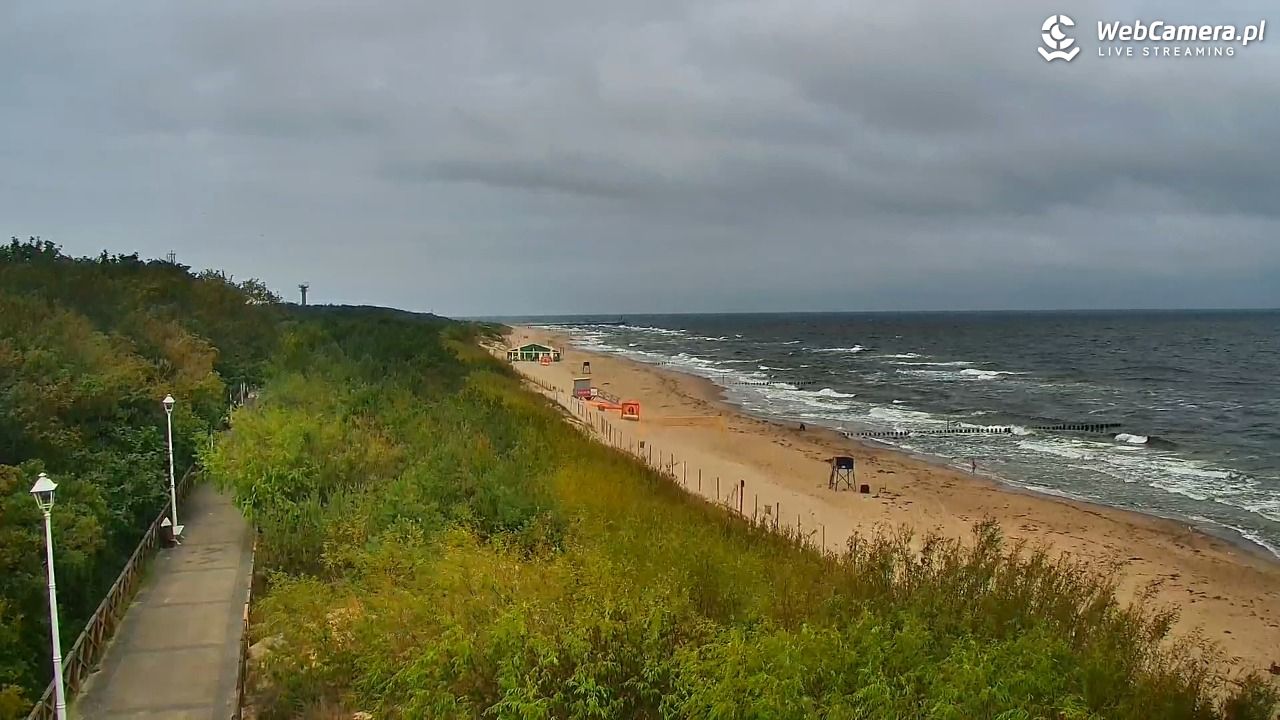 DZIWNÓW  - widok na plażę - 24 lipiec 2026, 08:03