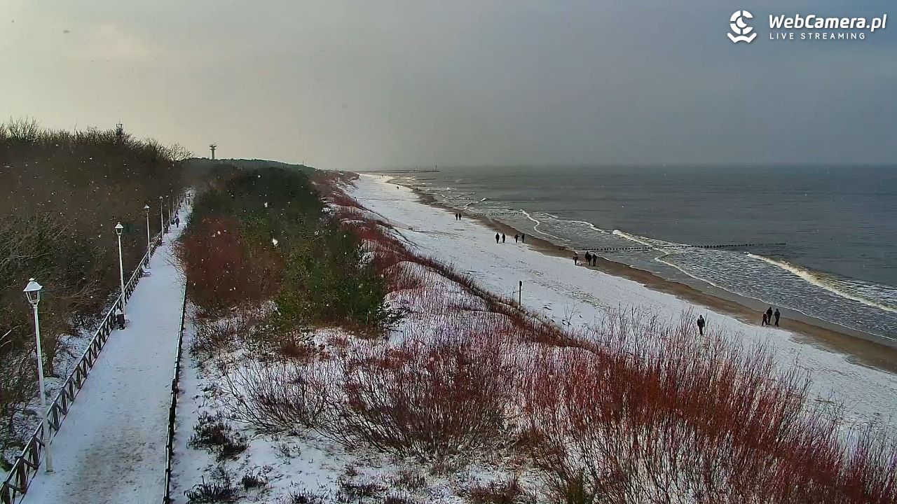 DZIWNÓW  - widok na plażę - 05 styczeń 2026, 13:09