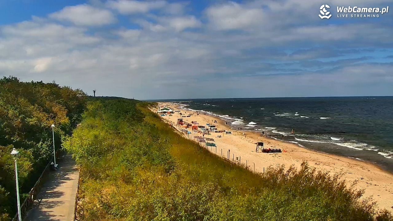 DZIWNÓW  - widok na plażę - 24 lipiec 2026, 12:03