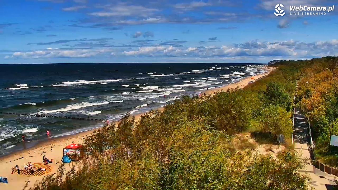DZIWNÓW  - widok na plażę - 23 lipiec 2026, 14:07