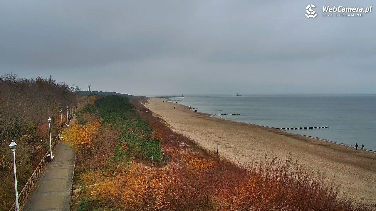 DZIWNÓW  - widok na plażę - 11 listopad 2025, 11:46