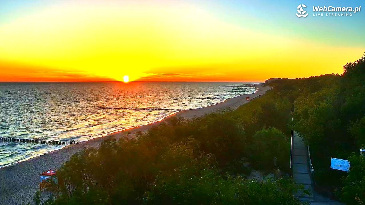 DZIWNÓW  - widok na plażę - 26 czerwiec 2026, 04:30