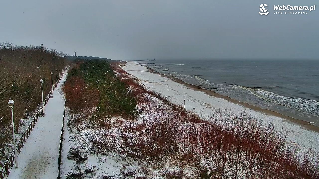 DZIWNÓW  - widok na plażę - 05 styczeń 2026, 14:01