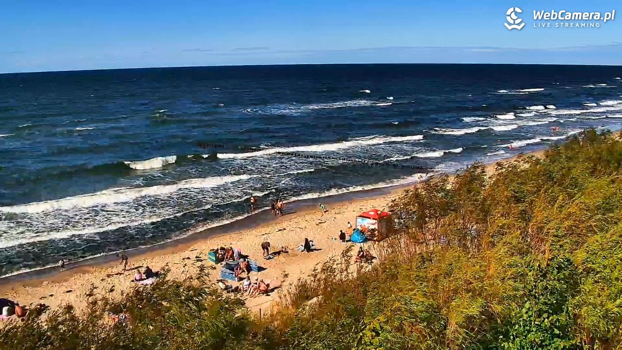 DZIWNÓW  - widok na plażę - 23 lipiec 2026, 16:33