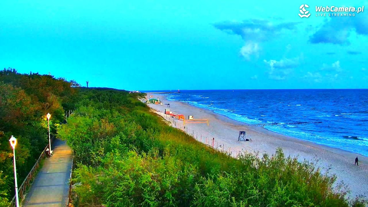 DZIWNÓW  - widok na plażę - 08 sierpień 2026, 05:08