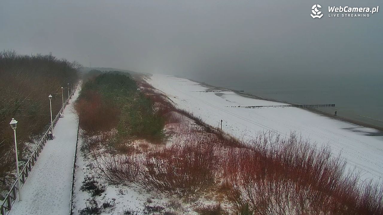 DZIWNÓW  - widok na plażę - 13 styczeń 2026, 15:02