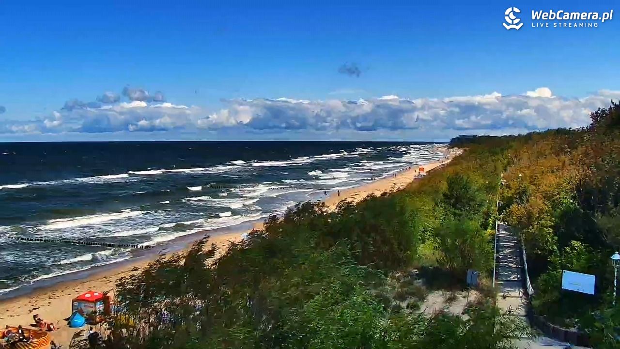 DZIWNÓW  - widok na plażę - 23 lipiec 2026, 12:55