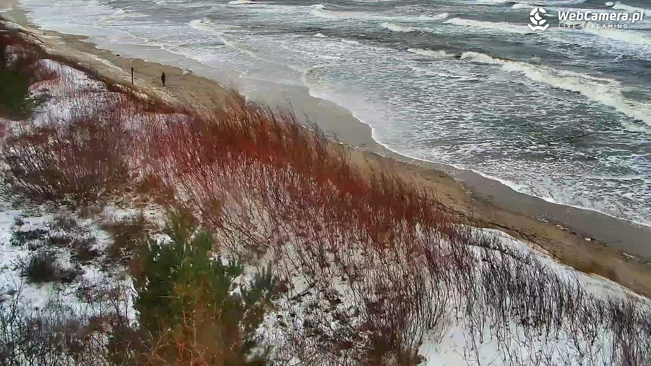 DZIWNÓW  - widok na plażę - 10 styczeń 2026, 13:31