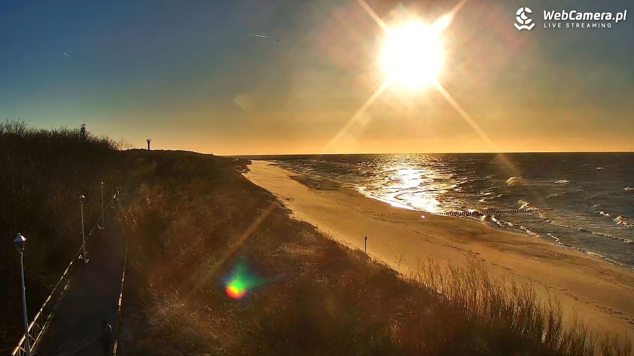 DZIWNÓW  - widok na plażę - 09 kwiecień 2026, 18:50