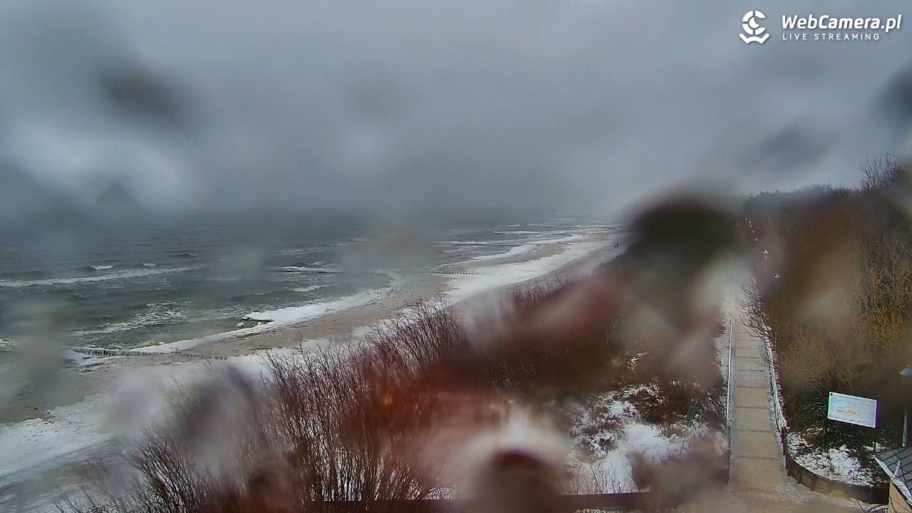 DZIWNÓW  - widok na plażę - 12 luty 2026, 15:07