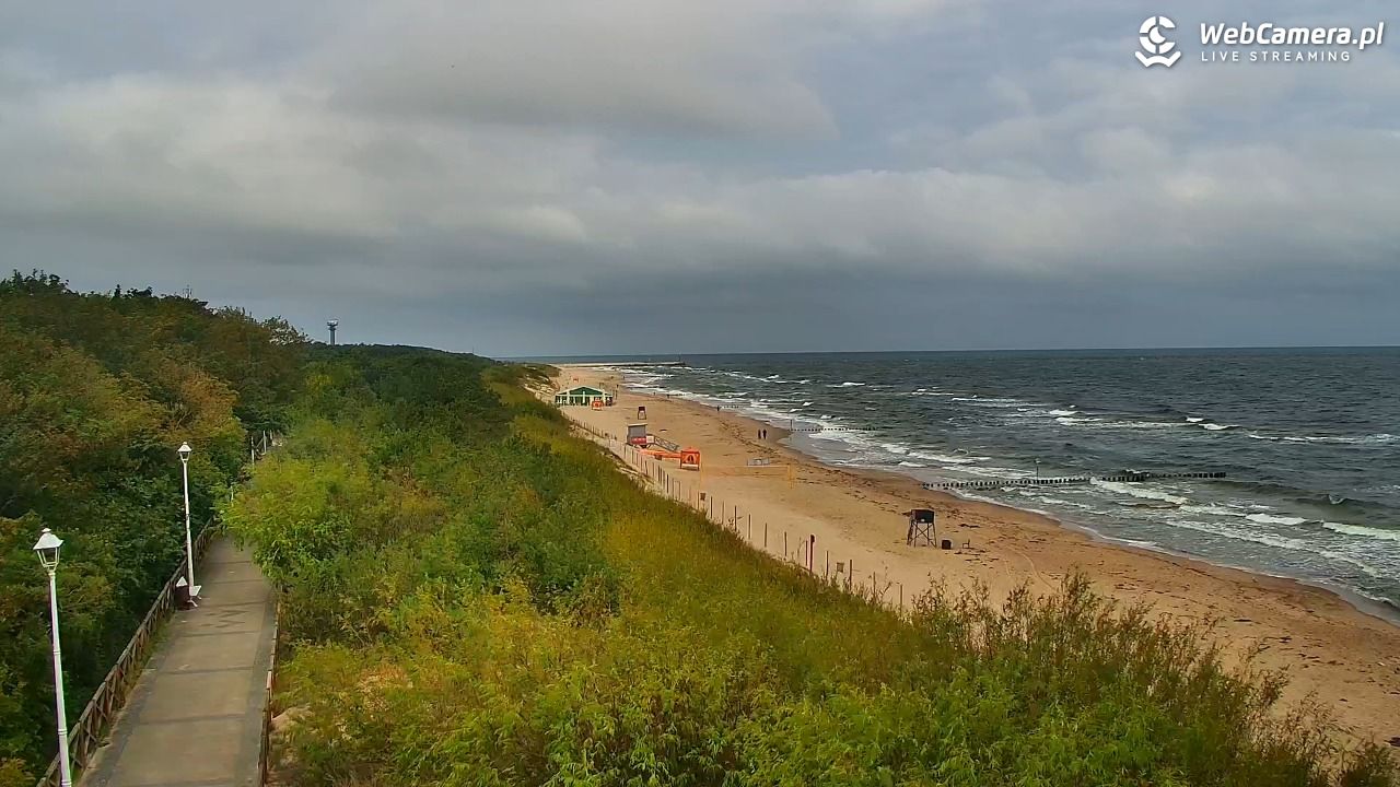 DZIWNÓW  - widok na plażę - 24 lipiec 2026, 08:30