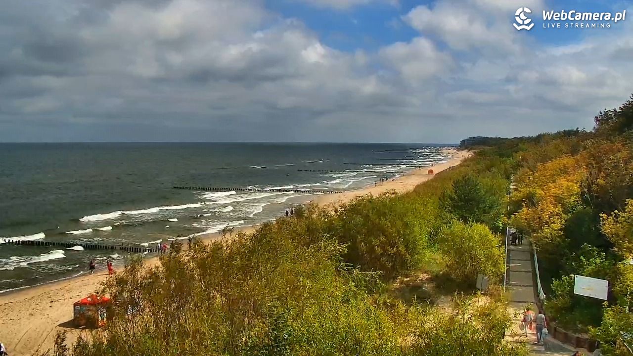DZIWNÓW  - widok na plażę - 24 lipiec 2026, 11:23