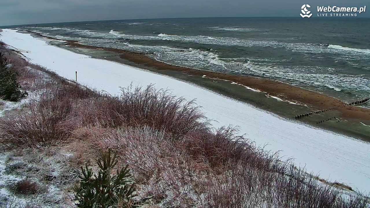 DZIWNÓW  - widok na plażę - 29 styczeń 2026, 08:22