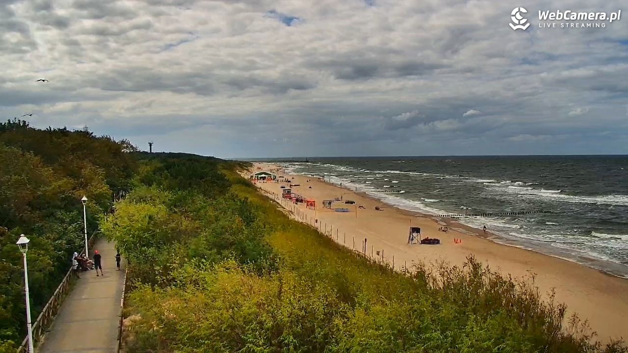 DZIWNÓW  - widok na plażę - 07 sierpień 2026, 14:22