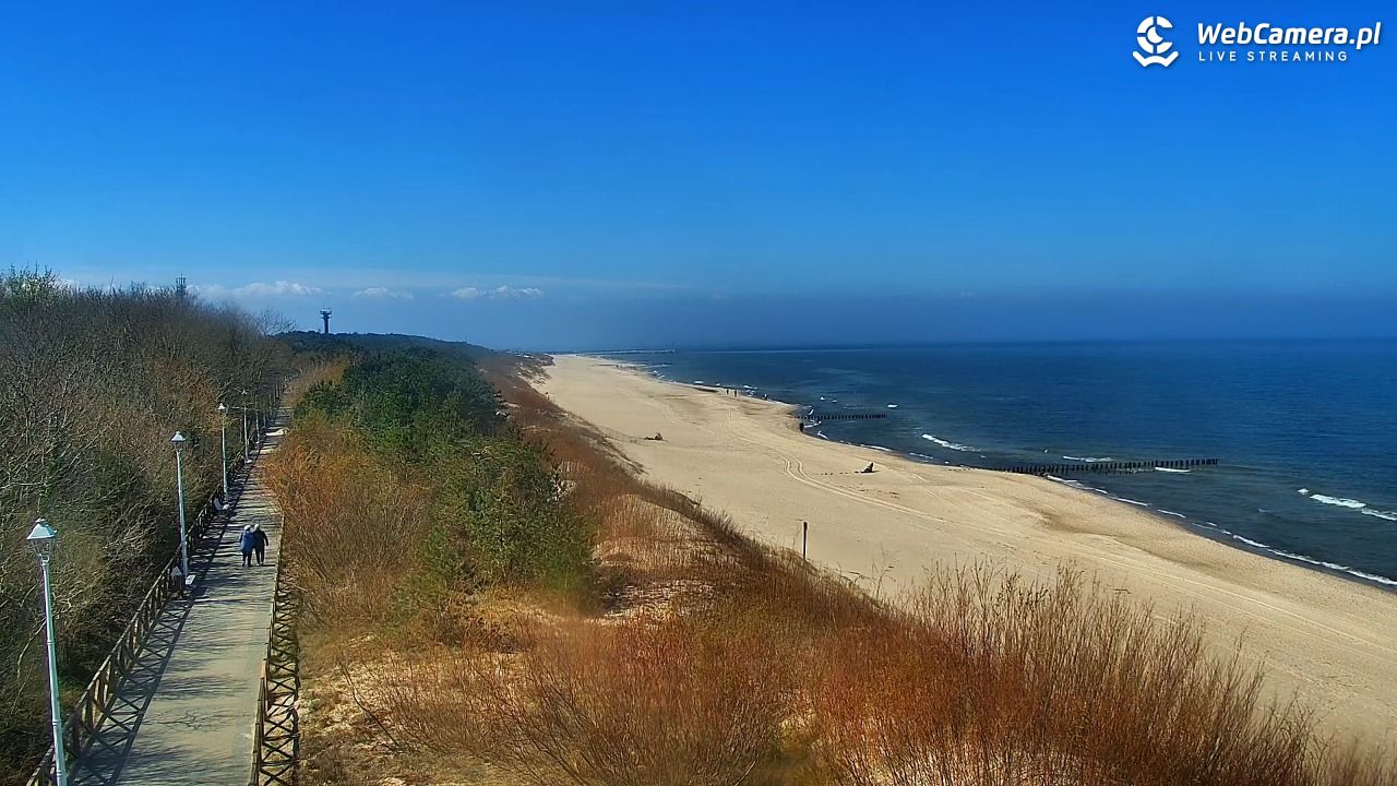 DZIWNÓW  - widok na plażę - 15 kwiecień 2026, 12:20