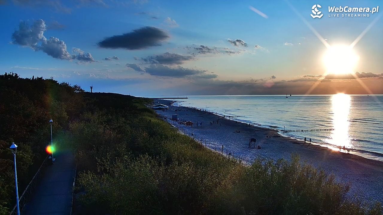 DZIWNÓW  - widok na plażę - 20 sierpień 2026, 19:42