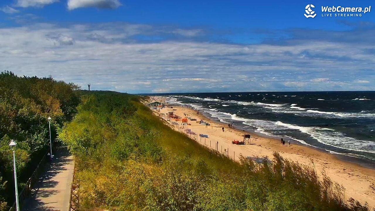 DZIWNÓW  - widok na plażę - 23 lipiec 2026, 12:04