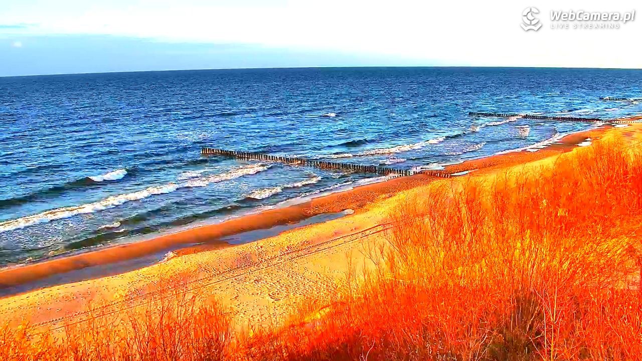 DZIWNÓW  - widok na plażę - 26 marzec 2026, 17:50