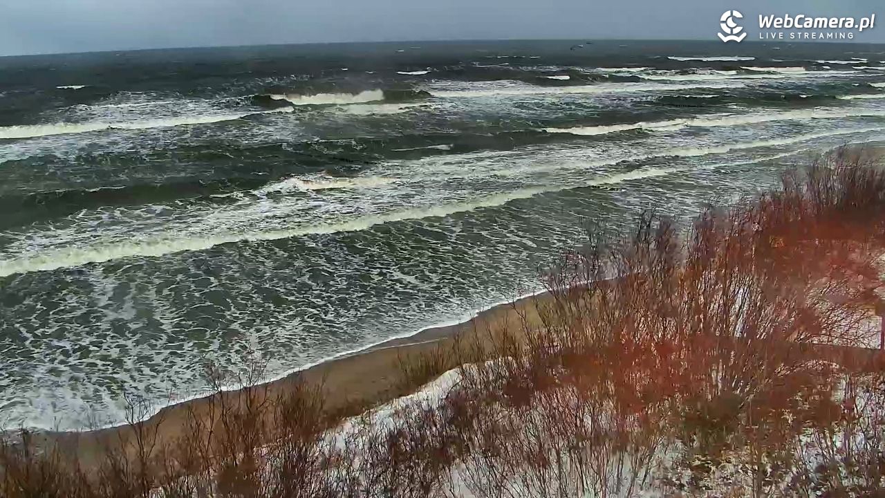 DZIWNÓW  - widok na plażę - 10 styczeń 2026, 13:28