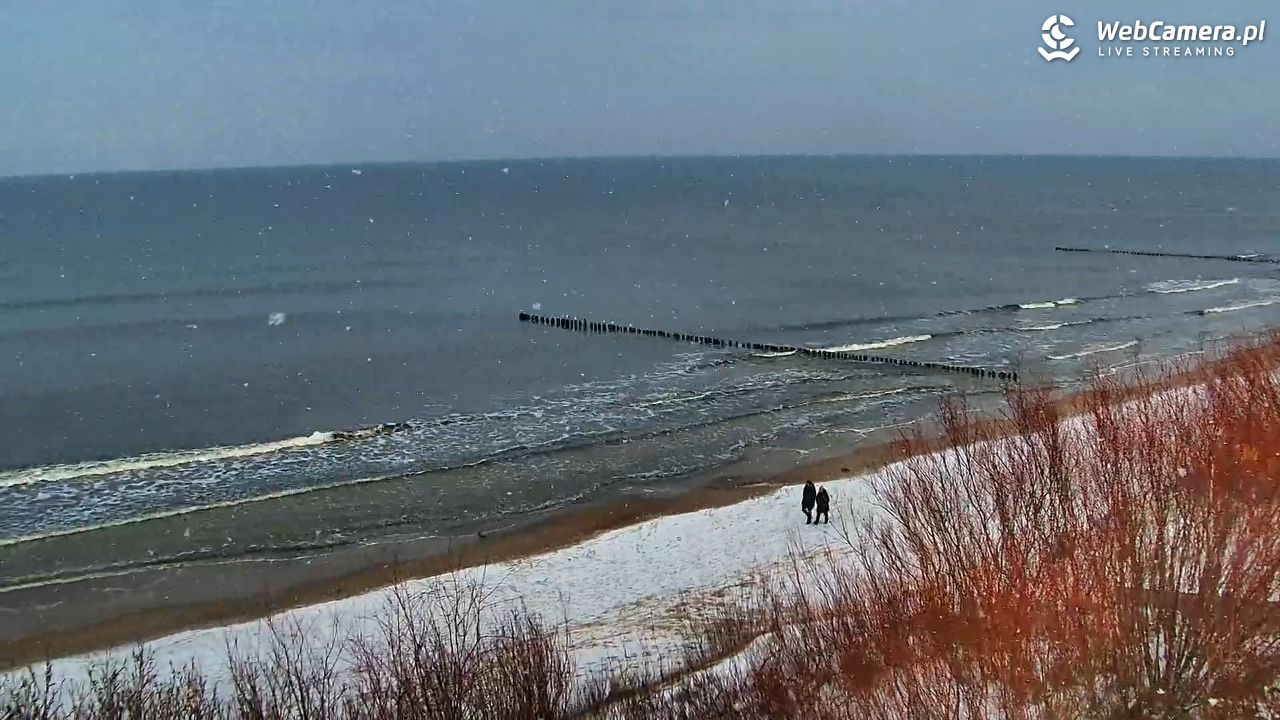 DZIWNÓW  - widok na plażę - 05 styczeń 2026, 13:09