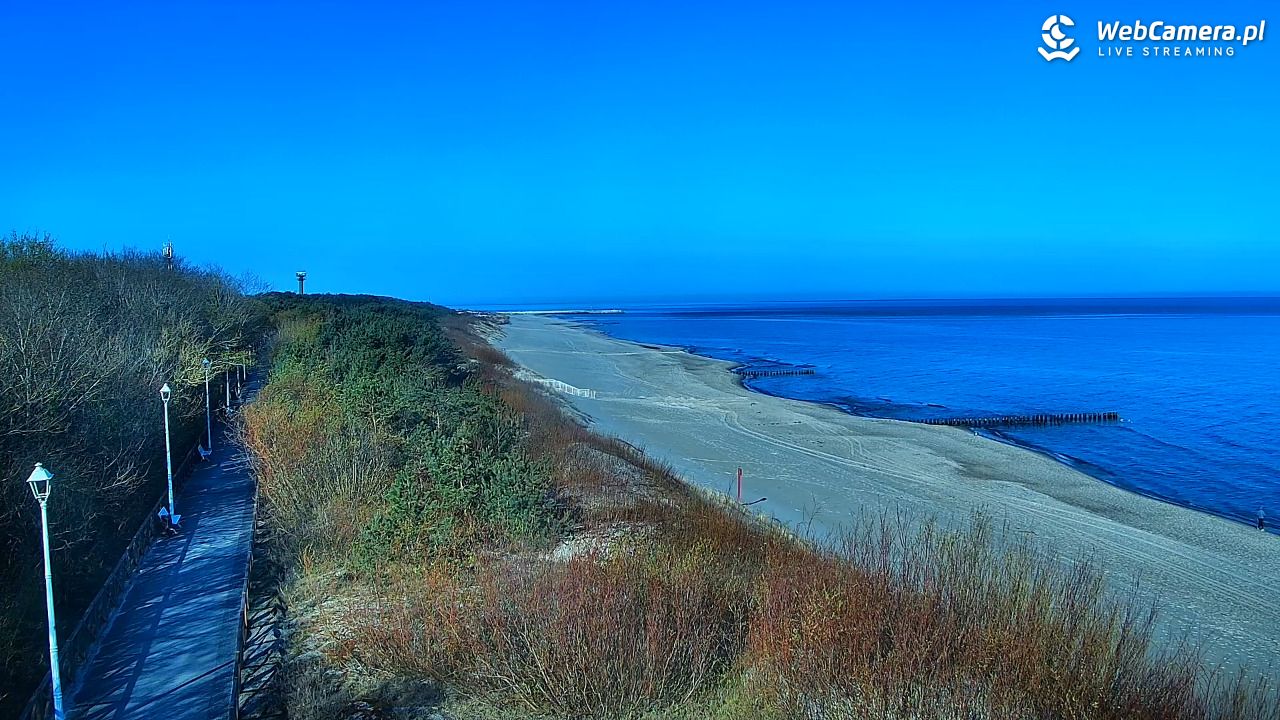 DZIWNÓW  - widok na plażę - 17 kwiecień 2026, 08:15
