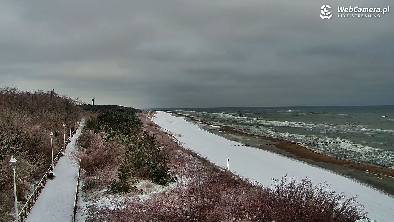 DZIWNÓW  - widok na plażę - 29 styczeń 2026, 08:37