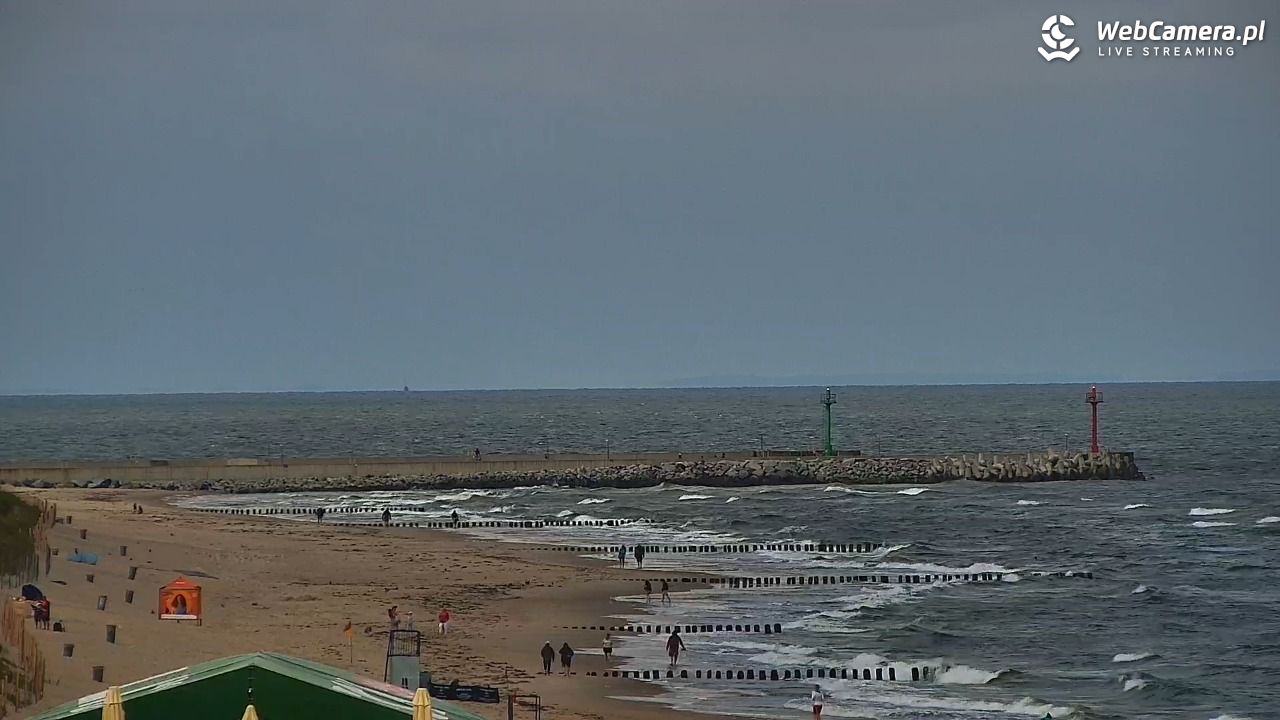 DZIWNÓW  - widok na plażę - 24 lipiec 2026, 10:22