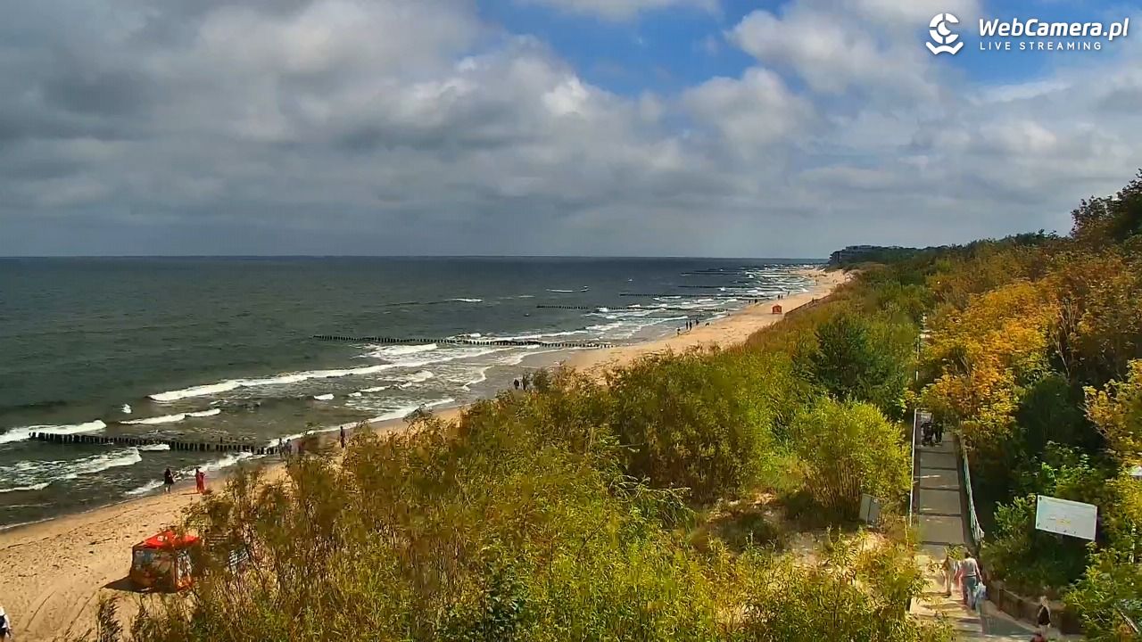 DZIWNÓW  - widok na plażę - 24 lipiec 2026, 11:23