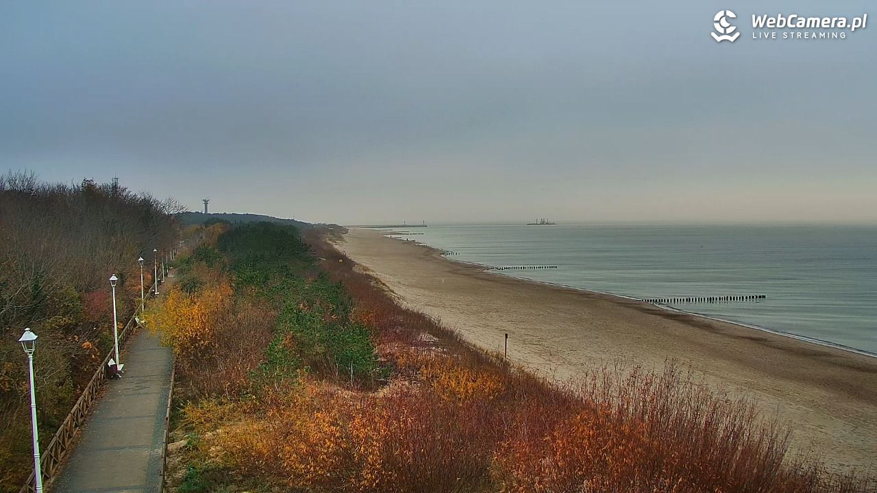 DZIWNÓW  - widok na plażę - 11 listopad 2025, 08:17