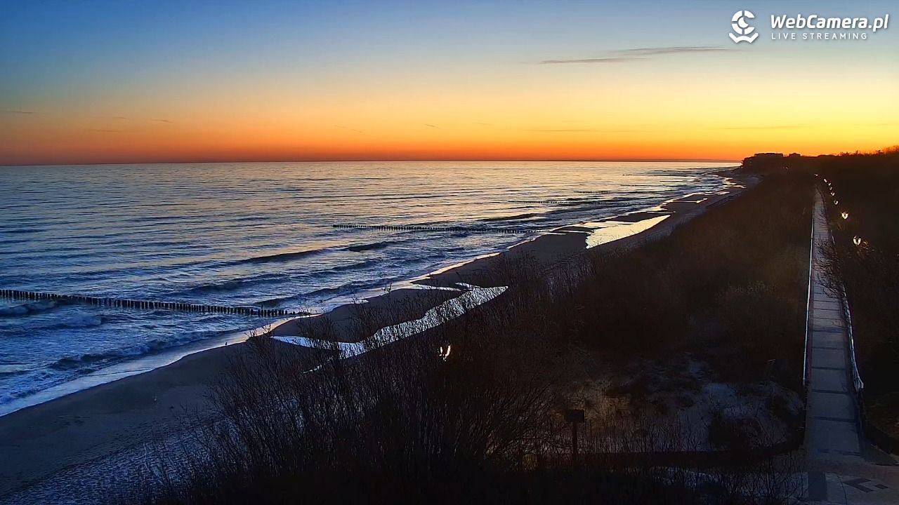 DZIWNÓW  - widok na plażę - 08 kwiecień 2026, 05:54