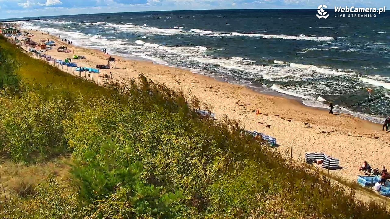 DZIWNÓW  - widok na plażę - 23 lipiec 2026, 15:08