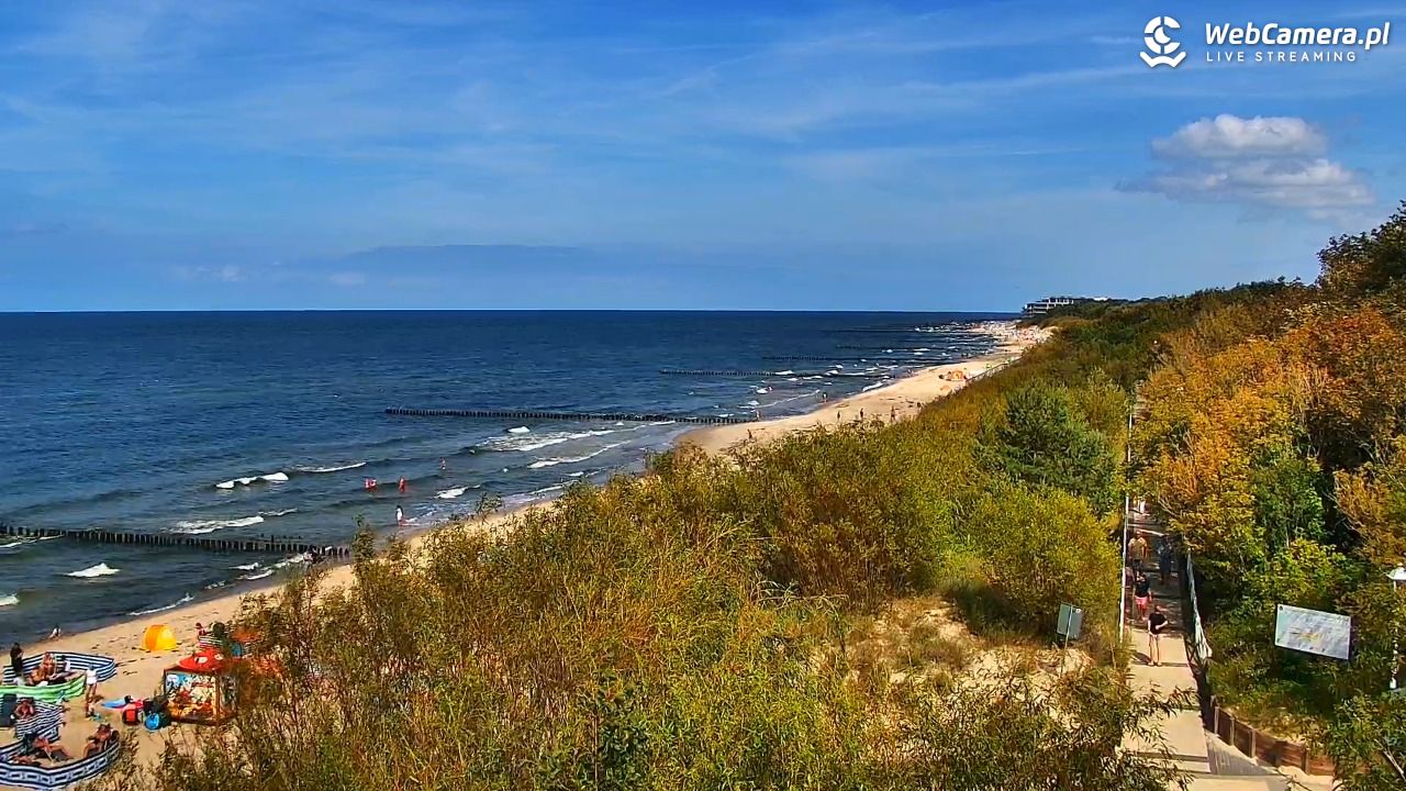 DZIWNÓW  - widok na plażę - 24 lipiec 2026, 14:57