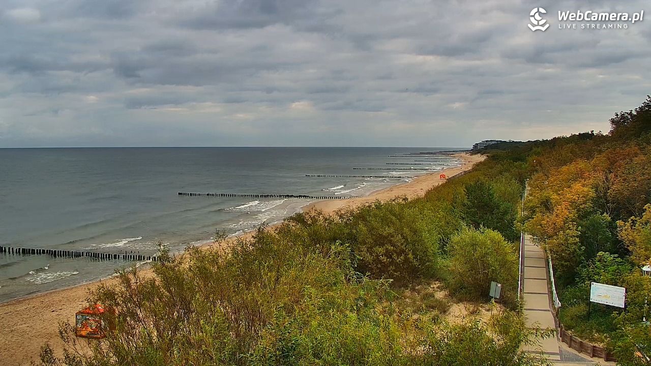 DZIWNÓW  - widok na plażę - 25 lipiec 2026, 07:39