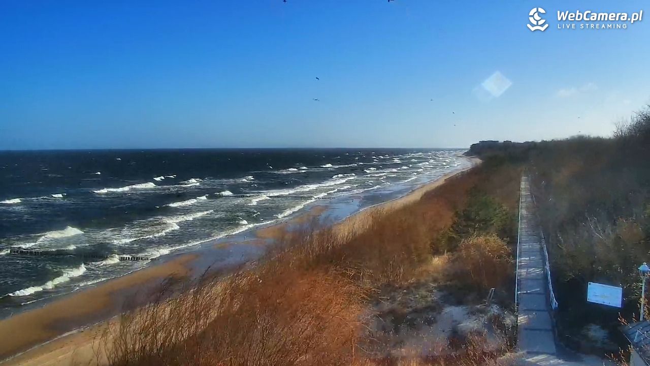 DZIWNÓW  - widok na plażę - 07 kwiecień 2026, 09:21
